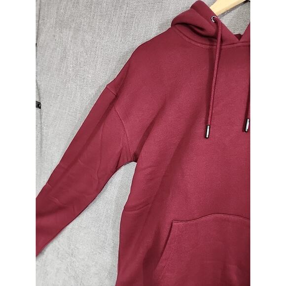 Dixxon Vixxon Womens Large Pullover Burgundy Hoodie Brand New - Picture 6 of 13